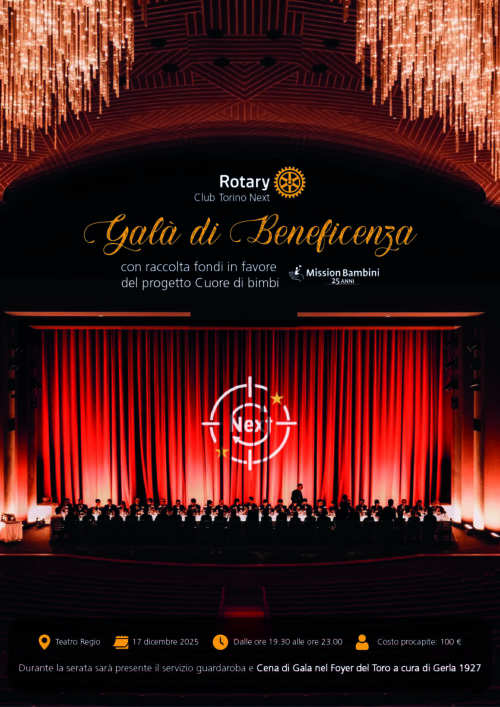 Galà di Beneficenza, la Natalizia